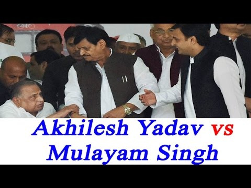 Akhilesh Yadav vs Mulayam Singh clash over candidate list for UP elections | Oneindia News