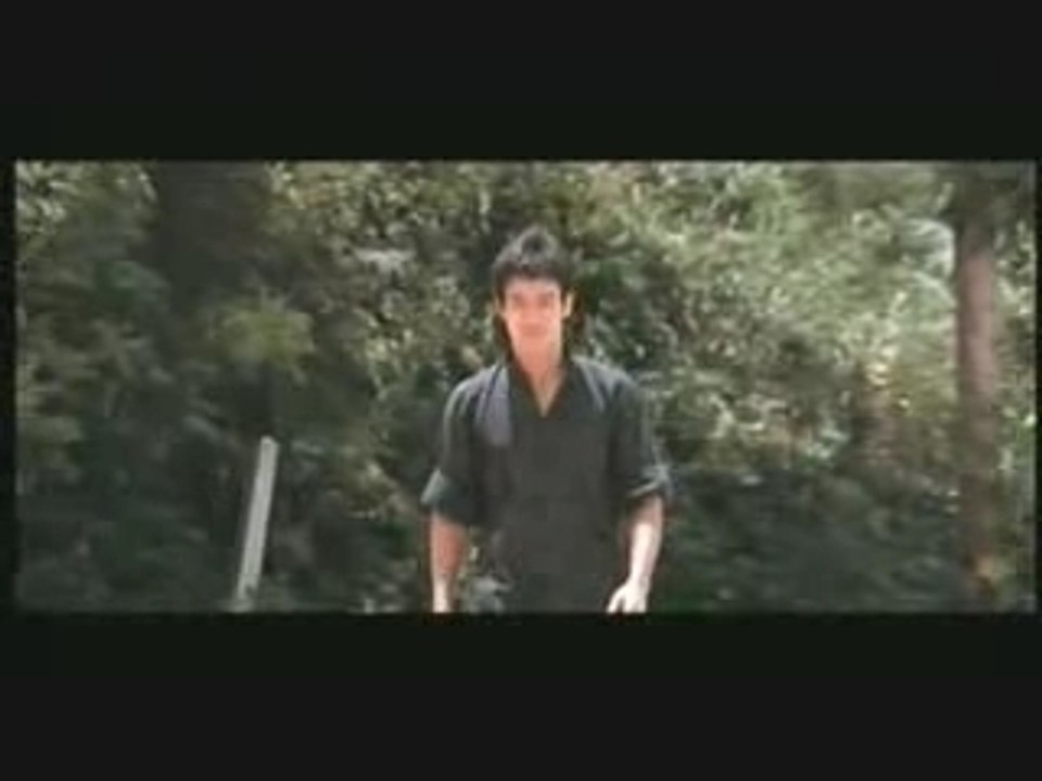 Bruce lee  vs 2 karate guys
