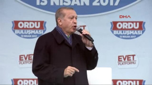 Ordu - Cumhurbaşkanı Erdoğan, Ordu Buluşmasında Konuştu 2