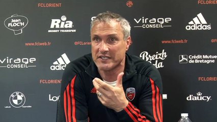 Conférence de presse de Bernard Casoni avant Montpellier-Lorient
