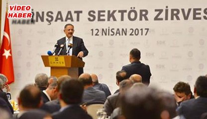 (13 NİSAN 2017) BAKAN ÖZHASEKİ:  “İNŞAAT SEKTÖRÜNÜN ÖNÜ AÇIK, BASIN GAZA´