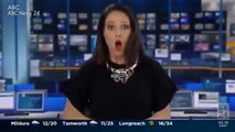 Cette journaliste se rend compte qu'elle est en direct... sa réaction est hilarante !