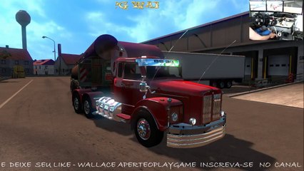 OFF LINE JOGANDO EUROTRUCK 2 ETS2 - Scania 111S G27 cockpit caseiro  com 3 Monitores EAA ETS 2