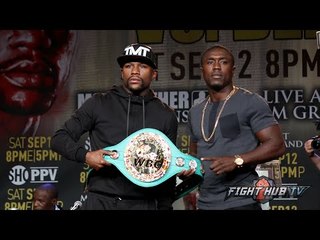 Floyd Mayweather vs. Andre Berto full video- Complete & Intense Face off video