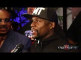 Floyd Mayweather says he cant make 160 for Golovkin fight; Talks Cotto vs. Canelo