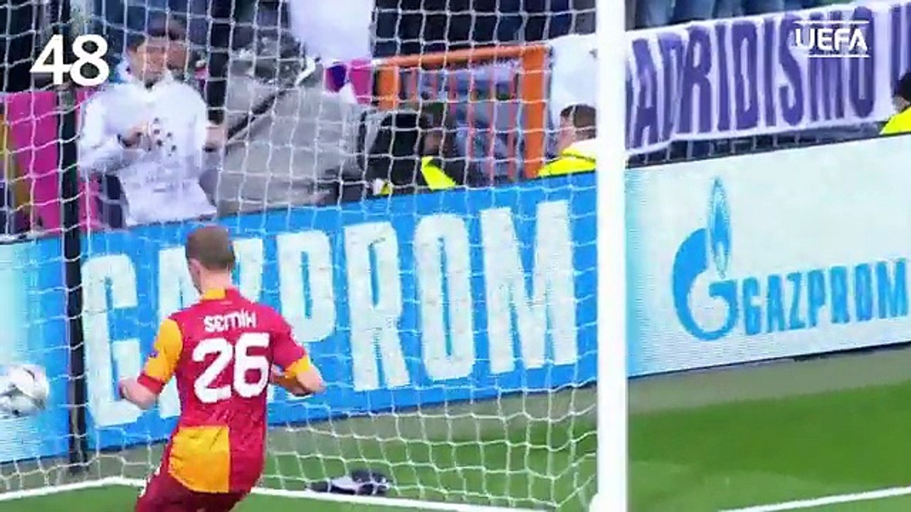 All goals from Cristiano Ronaldo after becoming the first to reach the 100 in Europe