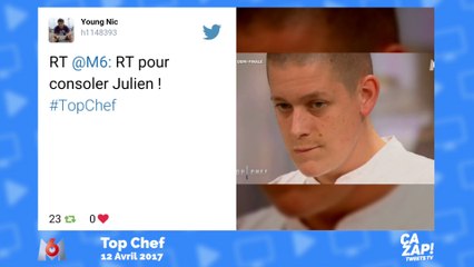 Top chef : les internautes soutiennent Julien après son départ !