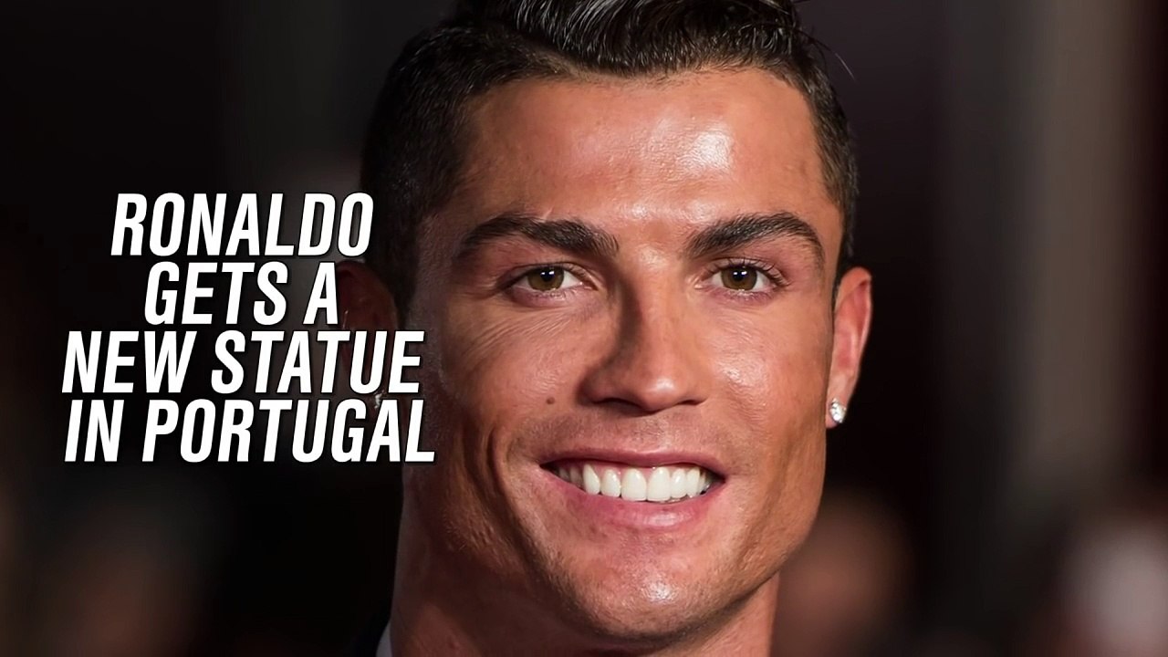 This Cristiano Ronaldo statue is quite the work of art