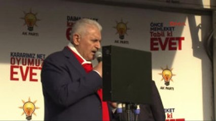 Bilecik Başbakan Binali Yıldırım Bilecik Mitinginde Konuştu