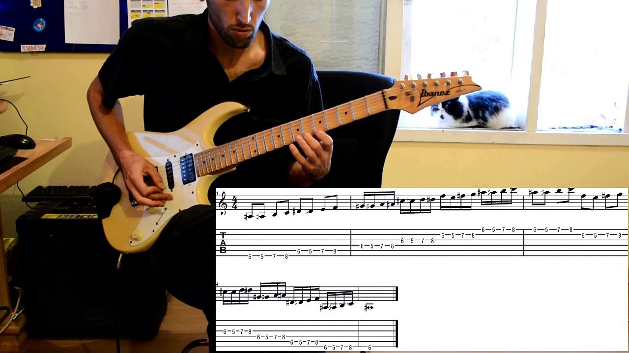 Symmetrical exercises for guitar n.1 - Daniel Nodari / Exercícios simétricos para guitarra n.1