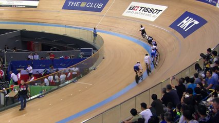 La disqualification de Pervis en demi-finale du keirin
