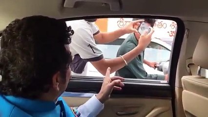 Sachin Tendulkar At Road