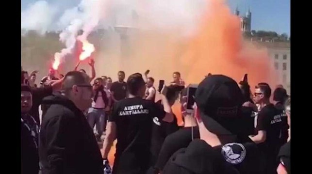 Lyon-Besiktas: grosse ambiance dans le centre-ville, crainte de débordements