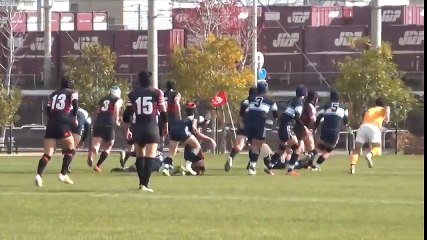 津山高専VS神戸高専 第45回全国高専ラグビー大会20150105