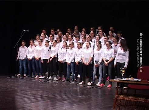 Veče frankofonije osnovaca škole Dušan Radović, 13. april 2017. (RTV Bor)