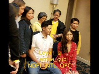 Maine and Alden sweet gestures at meet and greet in New York !