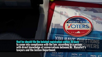 “There is nothing out of the ordinary about them,” Mr. Manafort said, “and I am confident