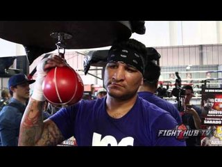 Chris Arreola vs. Fred Kassi full video- Arrerola media workout - PBC on CBS