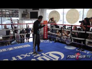 Mauricio Herrera vs. Hank Lundy full video- Herrera media workout