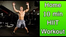 10 Minute Fat Burning HIIT Workout at Home