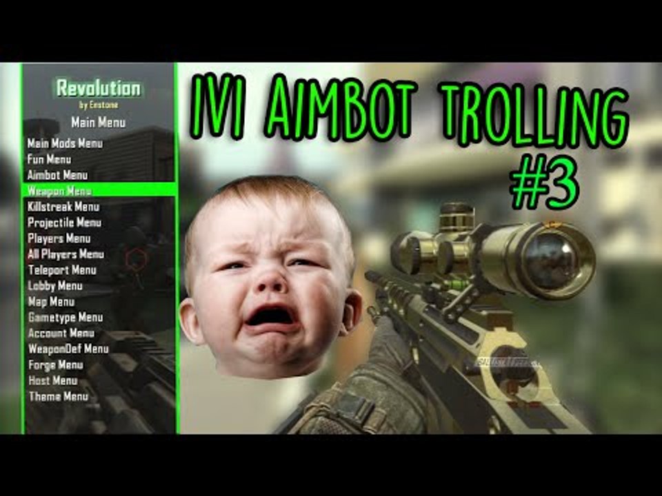1v1 Aimbot Trolling #3 Kid Starts crying!