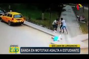 Capturan a cabecilla de banda que asaltaba en mototaxi en San Juan de Lurigancho