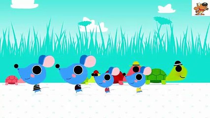 SI LE LOUP ET LA FAMILLE TORTUE comptine pour bébé and comptine maternelle