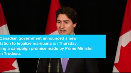 Canada introduces legislation to legalize marijuana