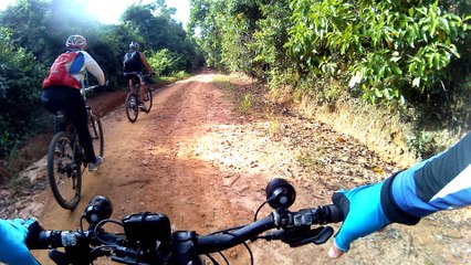 Trilhas, 4k, ultra hd, Mountain bike, trilhas, amigos, Taubaté, SP, Brasil, bikers, Abril, 2017