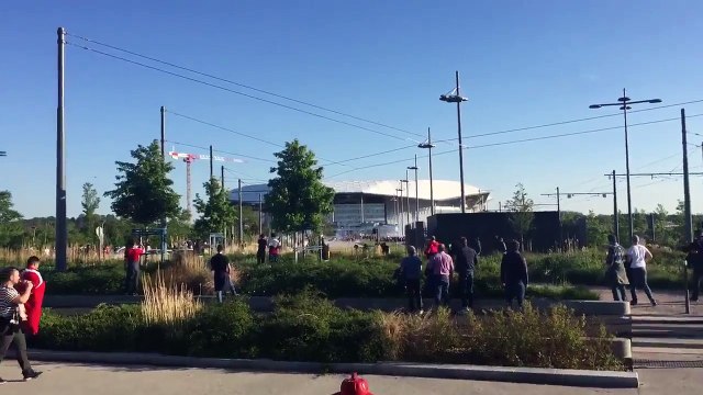 Grosse altercation entre les supporteurs lyonnais et ceux de Besiktas !