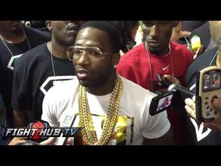 Adrien Broner  "I will be ready for anything! I want everyone! Line them up!"