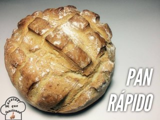 Pan casero rápido en 1 hora - Receta fácil