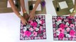 How to Make Tile Coaster er Napkin Decoupage  _  DIY Gift Idea for Kids