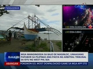 Mga mangingisda sa Bajo de Masinloc, umaasang papabor sa Pilipinas ang pasya ng Arbitral Tribunal