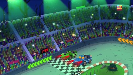 scary school bus | car wash | Halloween videos for children