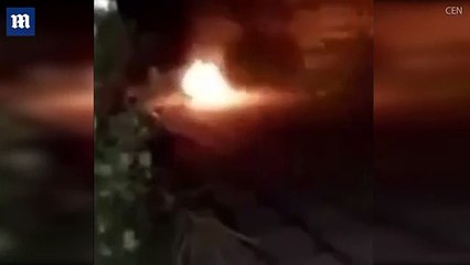 Tmerrohen me çfarë panë, menduan se ishte një shtrigë që u ndez zjarr