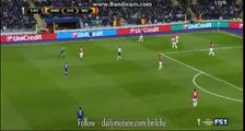 Frank Acheampong dribbles into the box, but Sergio Romero is quick enough off his line to stop him - Anderlecht 0-0 Manchester United - 13.04.2017 HD