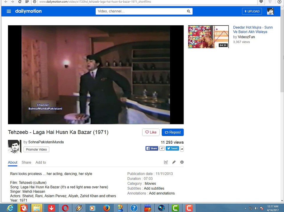 CIA advertising Adult videos in 3rd class French video site dailymotion by bribing them