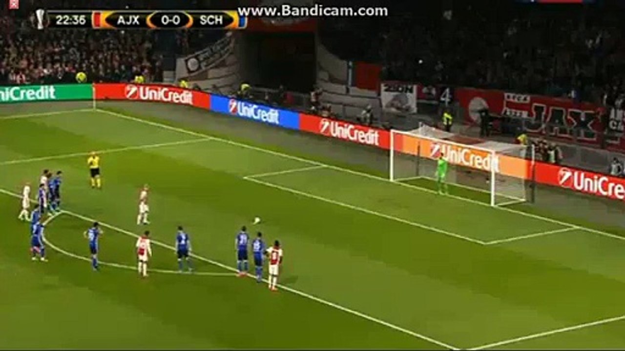Davy Klaassen Goal HD - Ajax 1-0 FC Schalke 04 13.04.2017 HD (1)