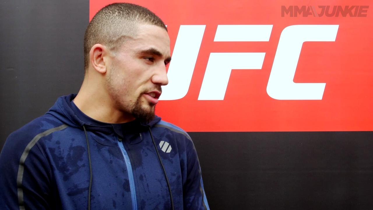 Robert Whittaker on 'Jacare': 'Thank God it's not a jiu-jitsu match'