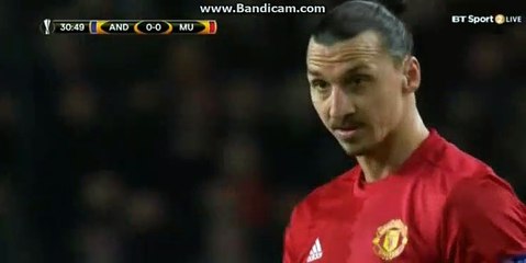 Ibrahimovic   Super  Fre Kick    0-0  Anderlecht  VS  Manchster UTD  13-04-2017