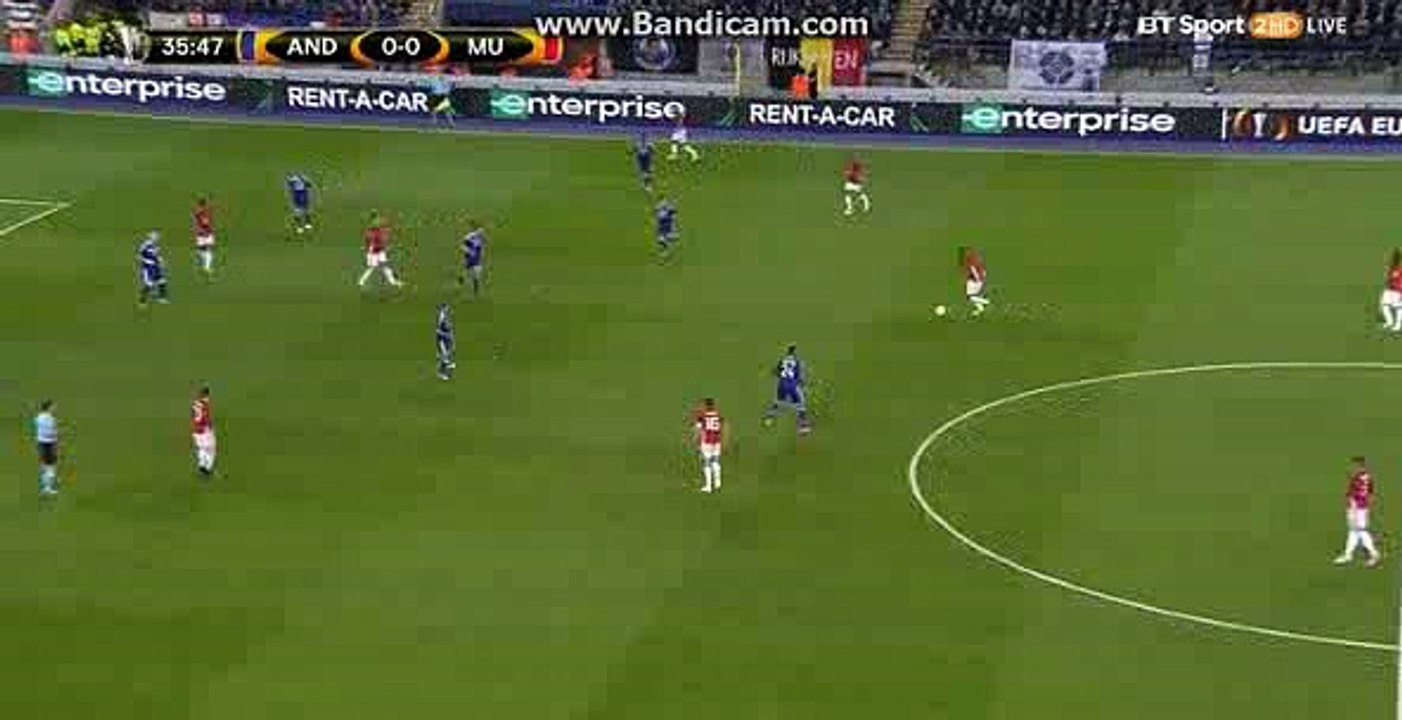 Henrik Mkhitaryan Goal HD - Anderlecht 0-1 Manchester United - 13.04.2017