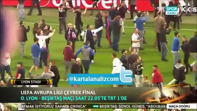 Graves confrontos entre adeptos antes do Lyon-Besiktas