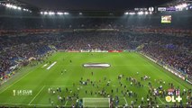 Lyon-Besiktas : les images des supporters du sud sur la pelouse du @ParcOL