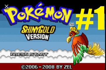 Nova Jornada Pokemon Shiny Gold / Inicial & capturando o primeiro pokemon