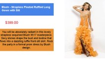Orange Homecoming and Prom Dresses
