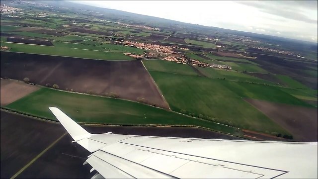Clermont Ferrand France - View from the Sky Take off from Clermont Airport Air France by HOP