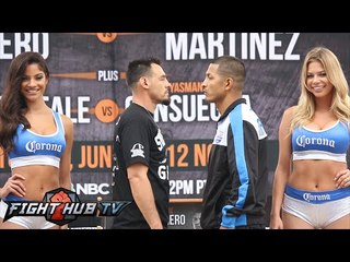 Robert Guerrero vs. Aron Martinez full video- Final Press Conference & Face Off