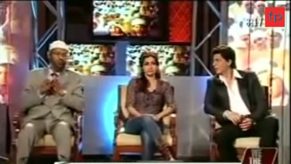 Shahrukh Khan embarrassed Islam front of Zakir naik
