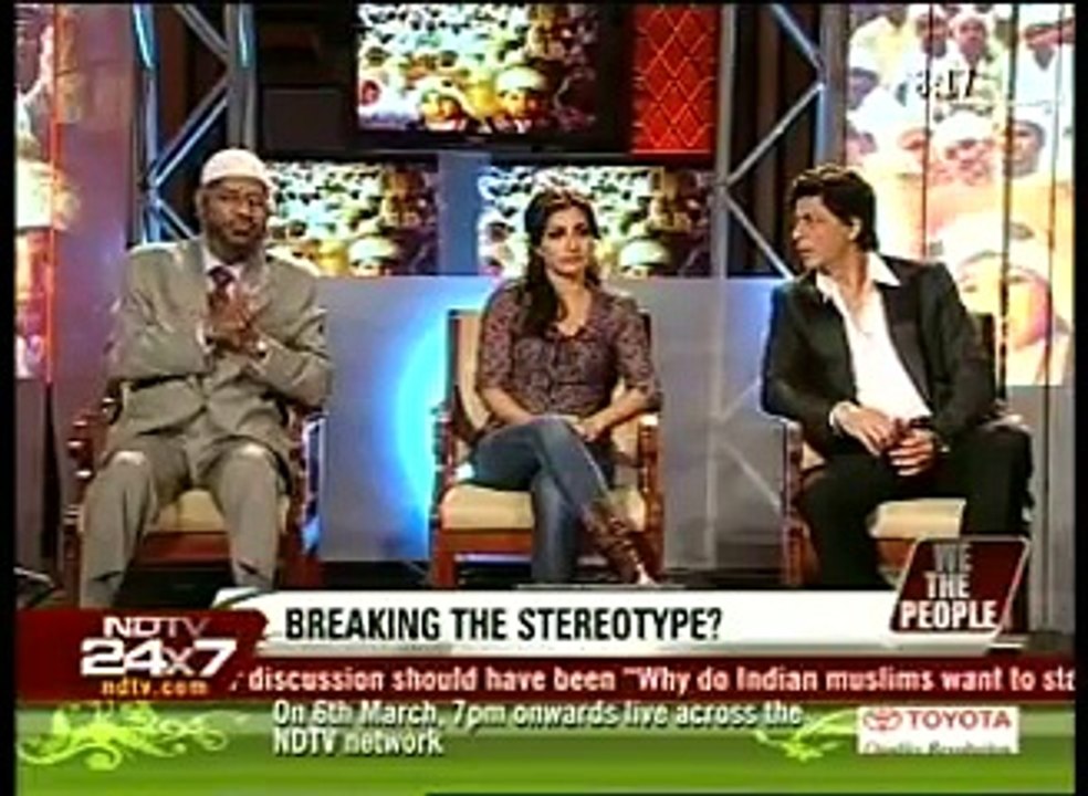 Dr. Zakir Naik, Shahrukh Khan, Soha Ali Khan on NDTV with Barkha Dutt